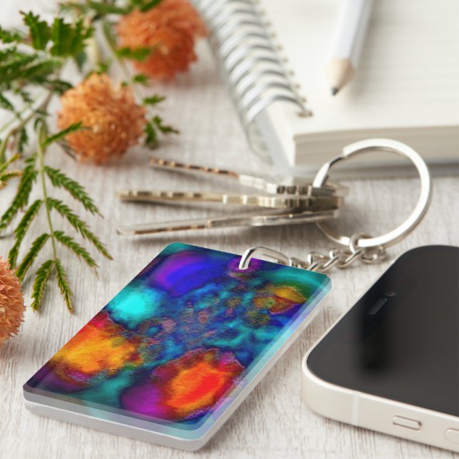 "Hot, Hot, Hot" Double-sided Acrylic Keychain (Front Right)