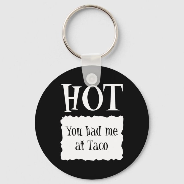 HOT - Hot Packet Halloween Taco Costume 1 Keychain (Front)