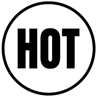 HOT - Hot Springs Classic Round Sticker
