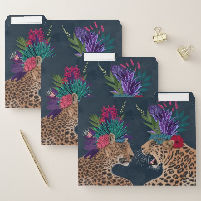 Hot House Leopards | A Couple File Folder (Set)