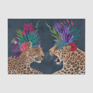 Hot House Leopards A Couple Tissue Paper