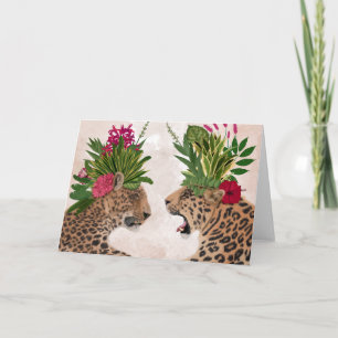 Hot House Leopards A Pair Card