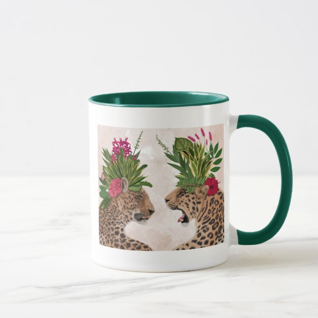 Hot House Leopards | A Pair Mug (Right)