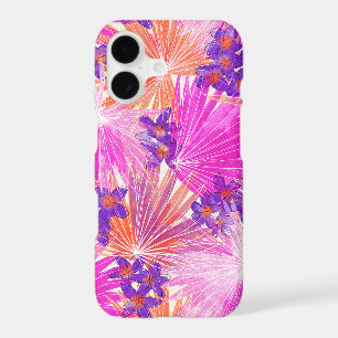 Hot House Plumeria Hawaiian Tropical - Pink iPhone 17 Case