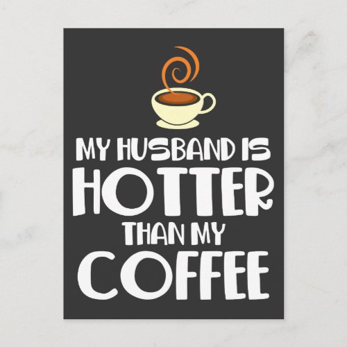 Hot Husband Funny Married Couple Humor Postcard