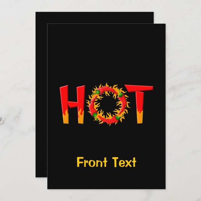 HOT INVITATION (Front/Back)