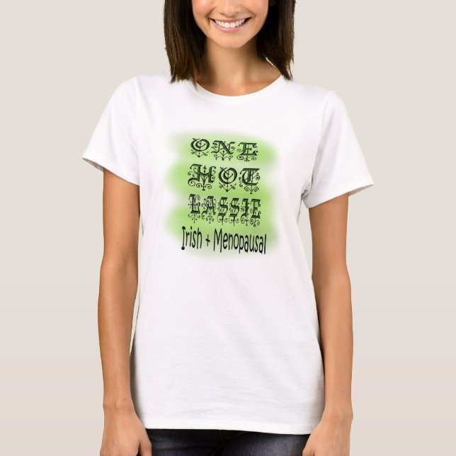 Hot Irish Lassie T-shirt (Front)