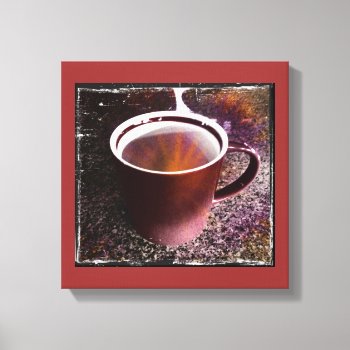Hot Java Time Stretched Canvas Print by CreativeContribution at Zazzle