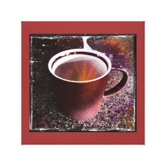 Hot Java Time Stretched Canvas Print