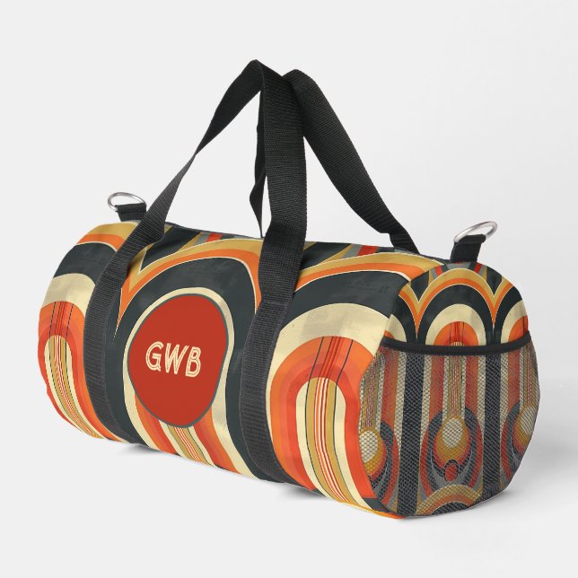 Hot Jazz Color & Curves Monogram Duffle Bag (Right Corner)
