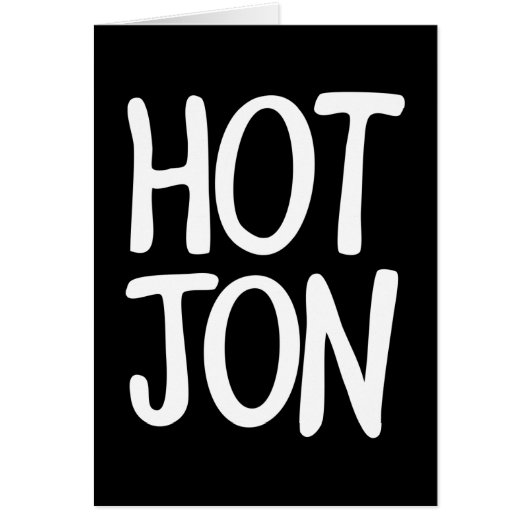 HOT JON CARDS (Front)
