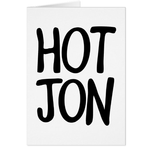 HOT JON CARDS (Front)