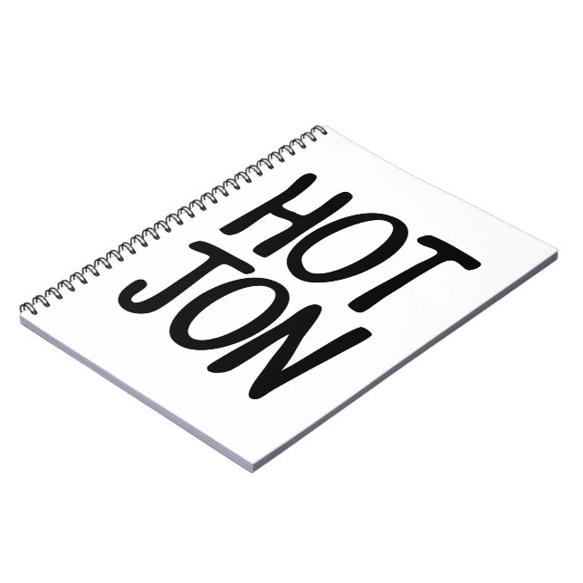 HOT JON NOTEBOOK (Left Side)