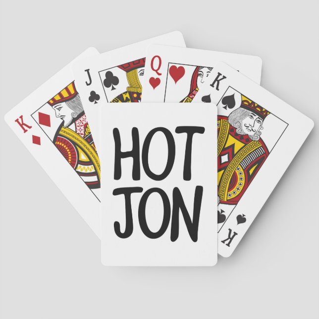 HOT JON POKER CARDS (Back)