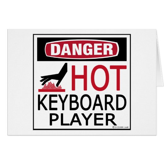 Hot Keyboard Player Cards (Front Horizontal)