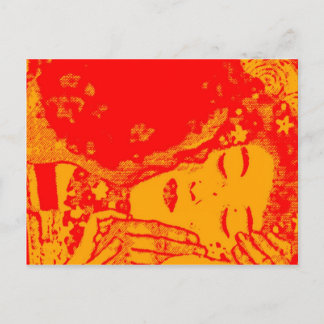 Hot Kiss Postcard