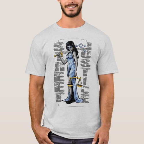 Hot Lady Justice by Street Justice T_Shirt