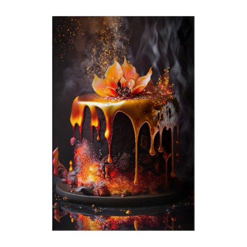 Hot Lava Cake Acrylic Print