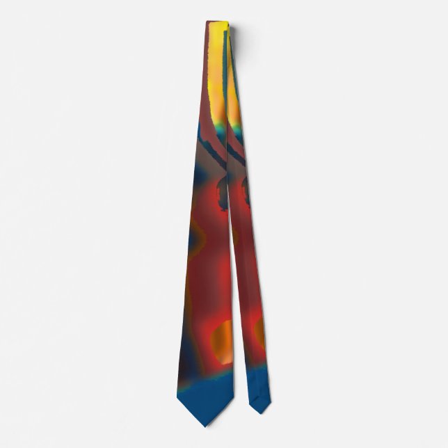Hot Lava Lamp  Neck Tie (Front)