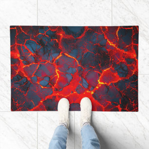 Hot Lava Surface (Style 1) Oil Painting Doormat