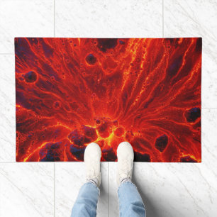 Hot Lava Surface (Style 2) Oil Painting Doormat