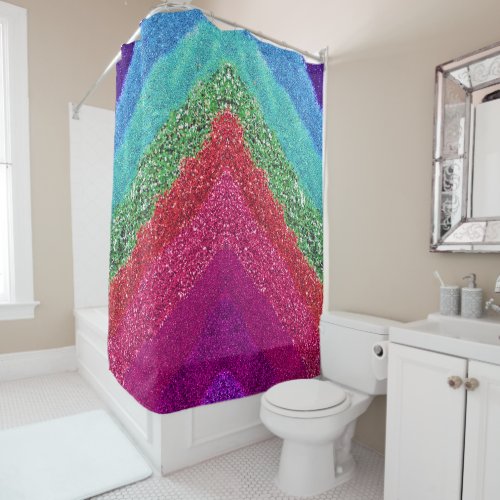 Hot Lava Volcano Shower Curtain