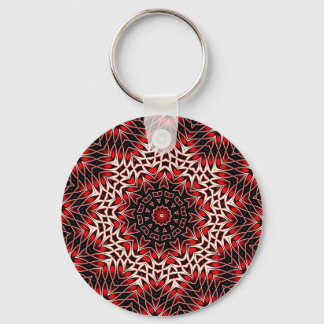 Hot Leaf Kaleidoscope Keychain