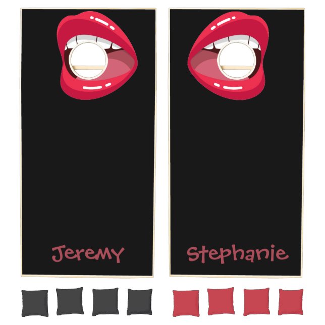 Hot Lips Adult Fun Cornhole Set (Set)