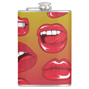Hot Lips Flask
