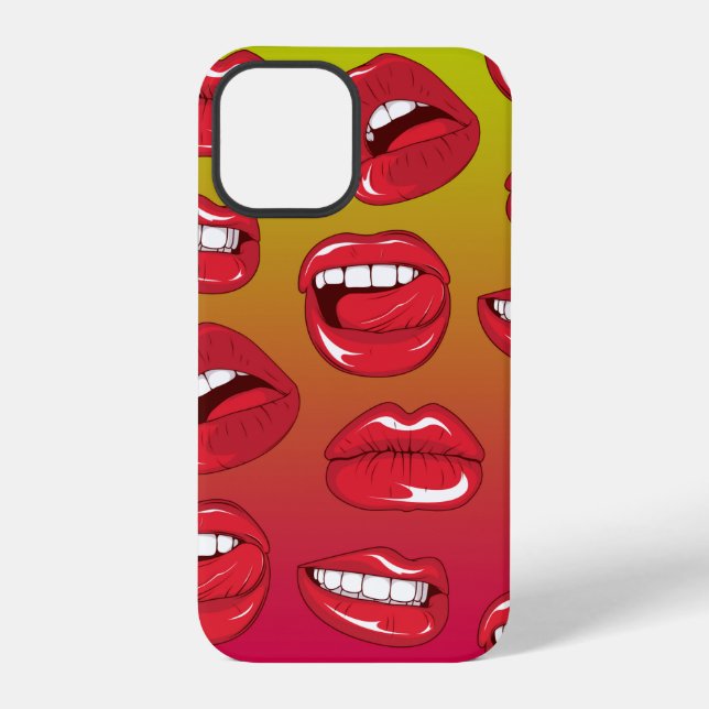Hot Lips Iphone Case (Back)