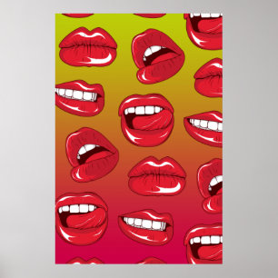Hot Lips Poster