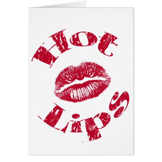 Hot Lips, Red Lips Cards (Front)