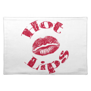 Hot Lips, Red Lips Placemat