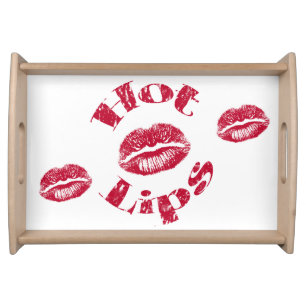 Hot Lips, Red Lips Serving Tray