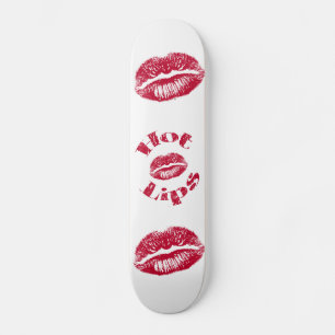 Hot Lips, Red Lips Skateboard Deck