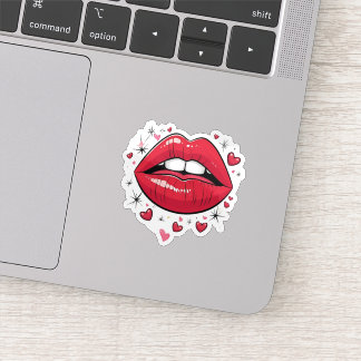 Hot Lips Sticker