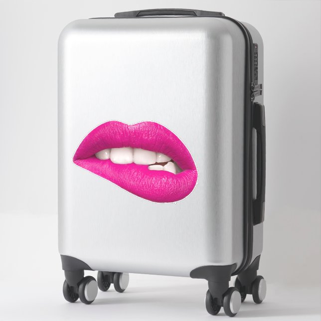 Hot Lips Sticker (Suitcase)