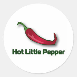 Hot Little Pepper Classic Round Sticker