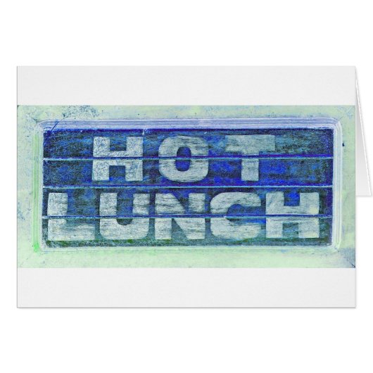 Hot Lunch Cards (Front Horizontal)