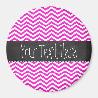 Hot Magenta Chevron Stripes; Retro Chalkboard look