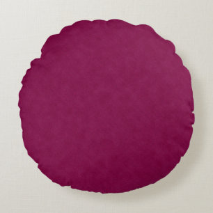 Hot Magenta Denim Texture,   Round Pillow