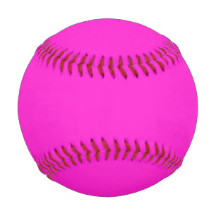 Hot Magenta Solid Color Baseball