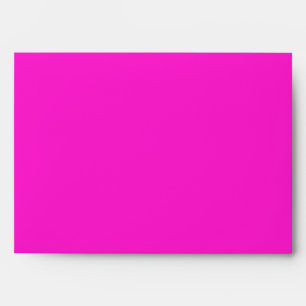 Hot Magenta Solid Color Envelope