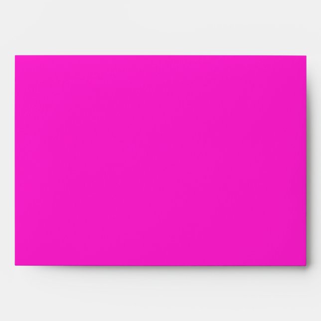 Hot Magenta Solid Color Envelope (Front)