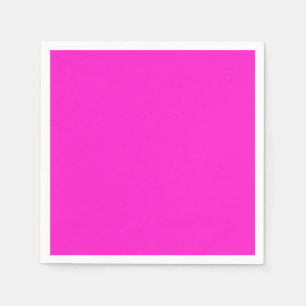 Hot Magenta Solid Color Napkins