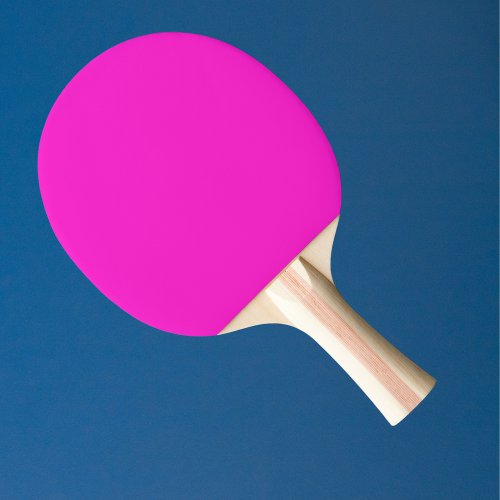 Hot Magenta Solid Color Ping Pong Paddle