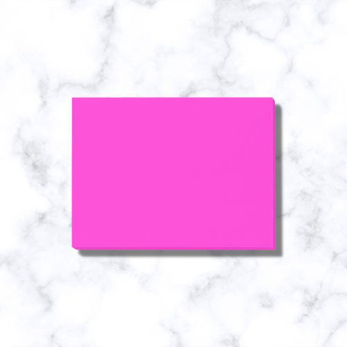 Hot Magenta Solid Color Post_it Notes