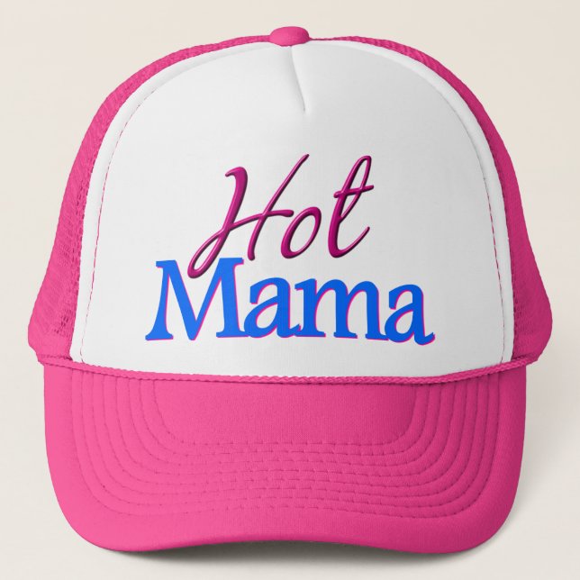Hot Mama Trucker Hat (Front)