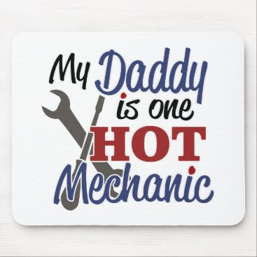 Hot Mechanic Dad Mouse Pad