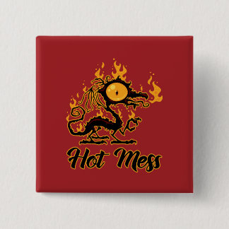 Hot Mess Crispy Dragon Button